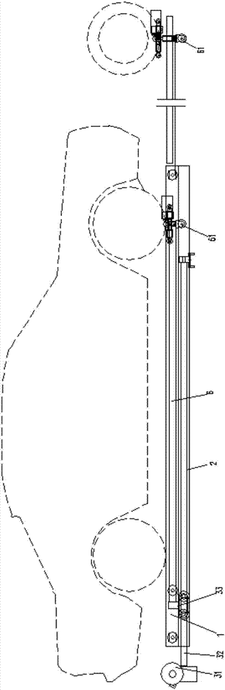 Mechanical carrying device for stereo garage