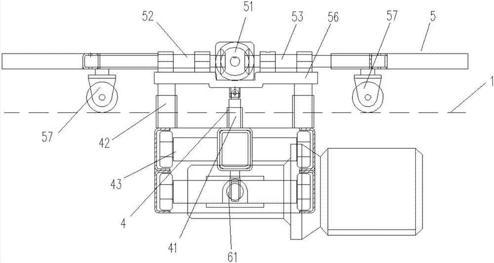 Mechanical carrying device for stereo garage