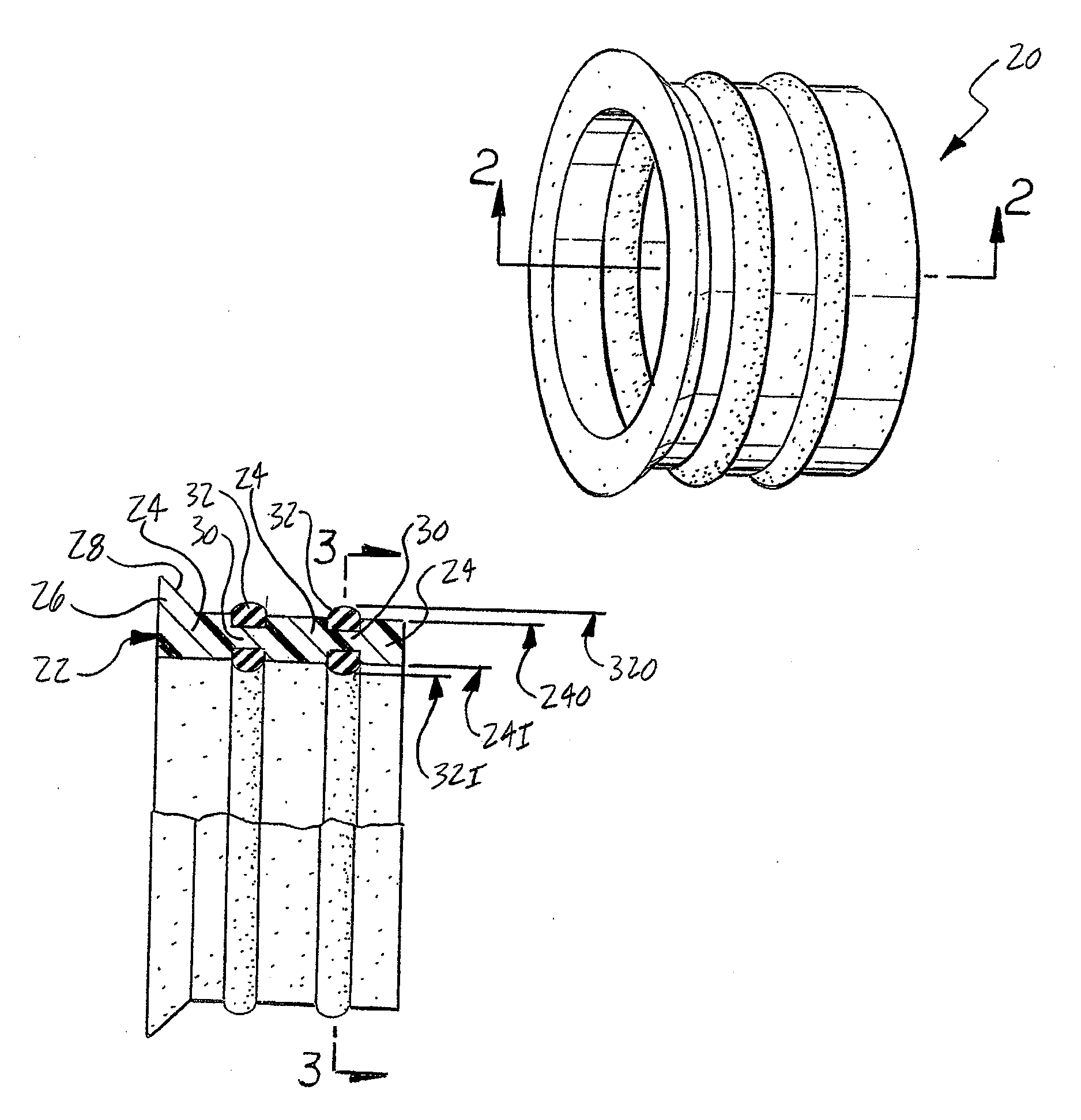 Composite sleeve for sealing a tubular coupling