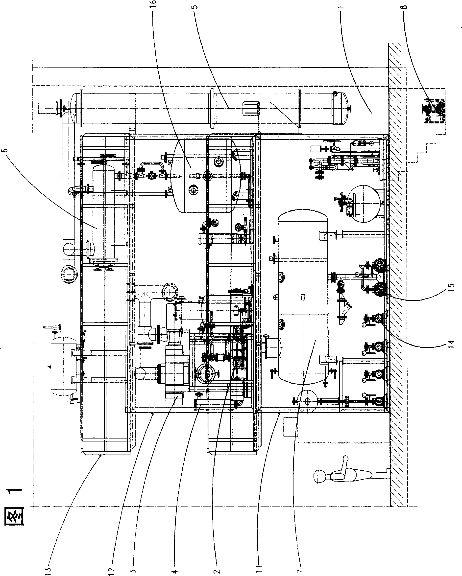 Heating device for components