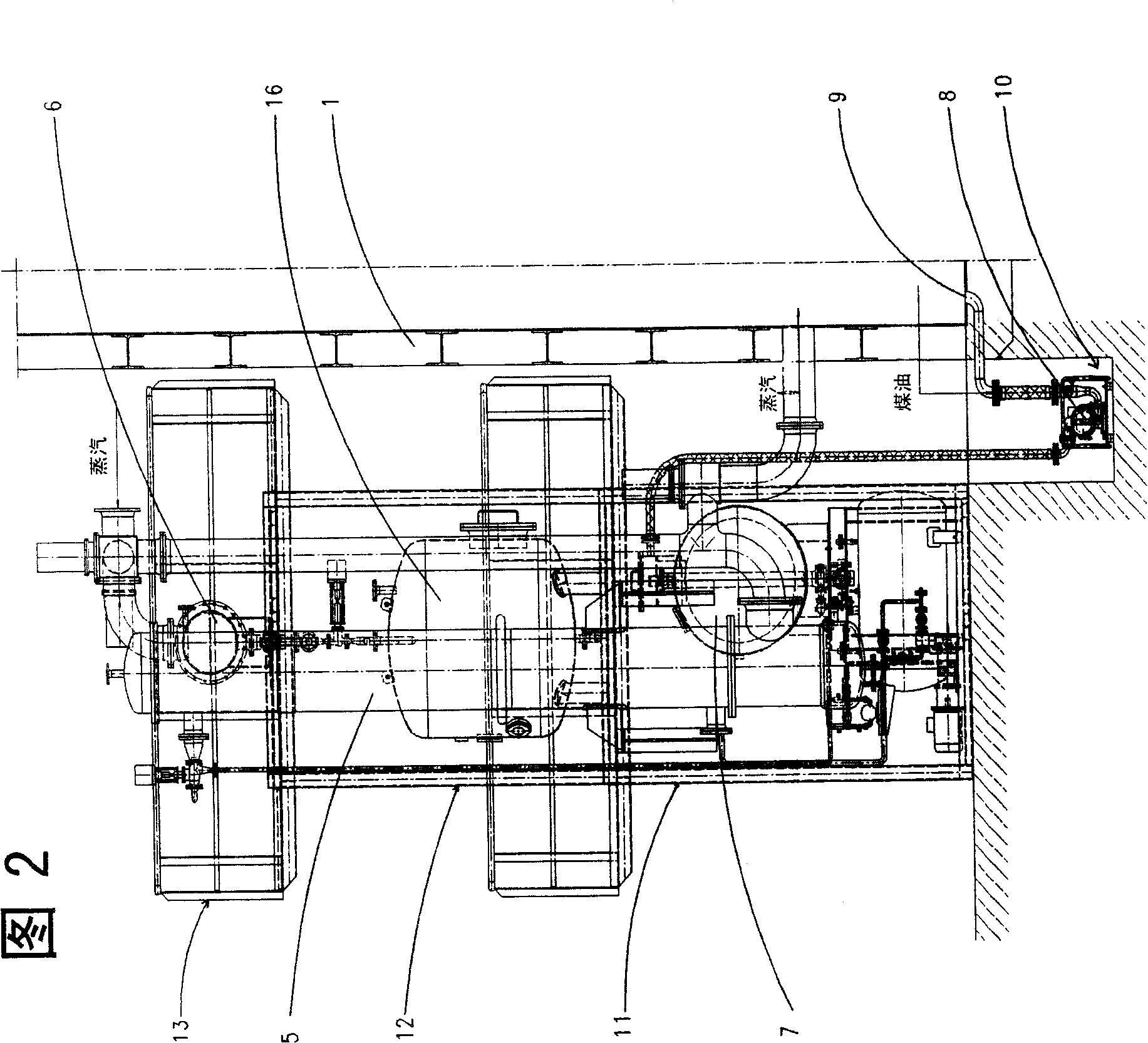 Heating device for components