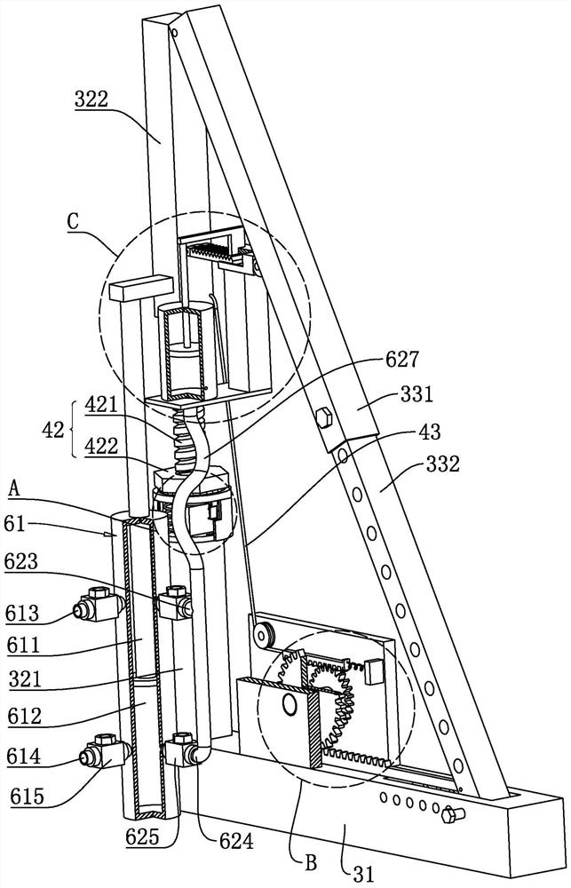 A self-stabilizing prefabricated formwork support system and its construction method