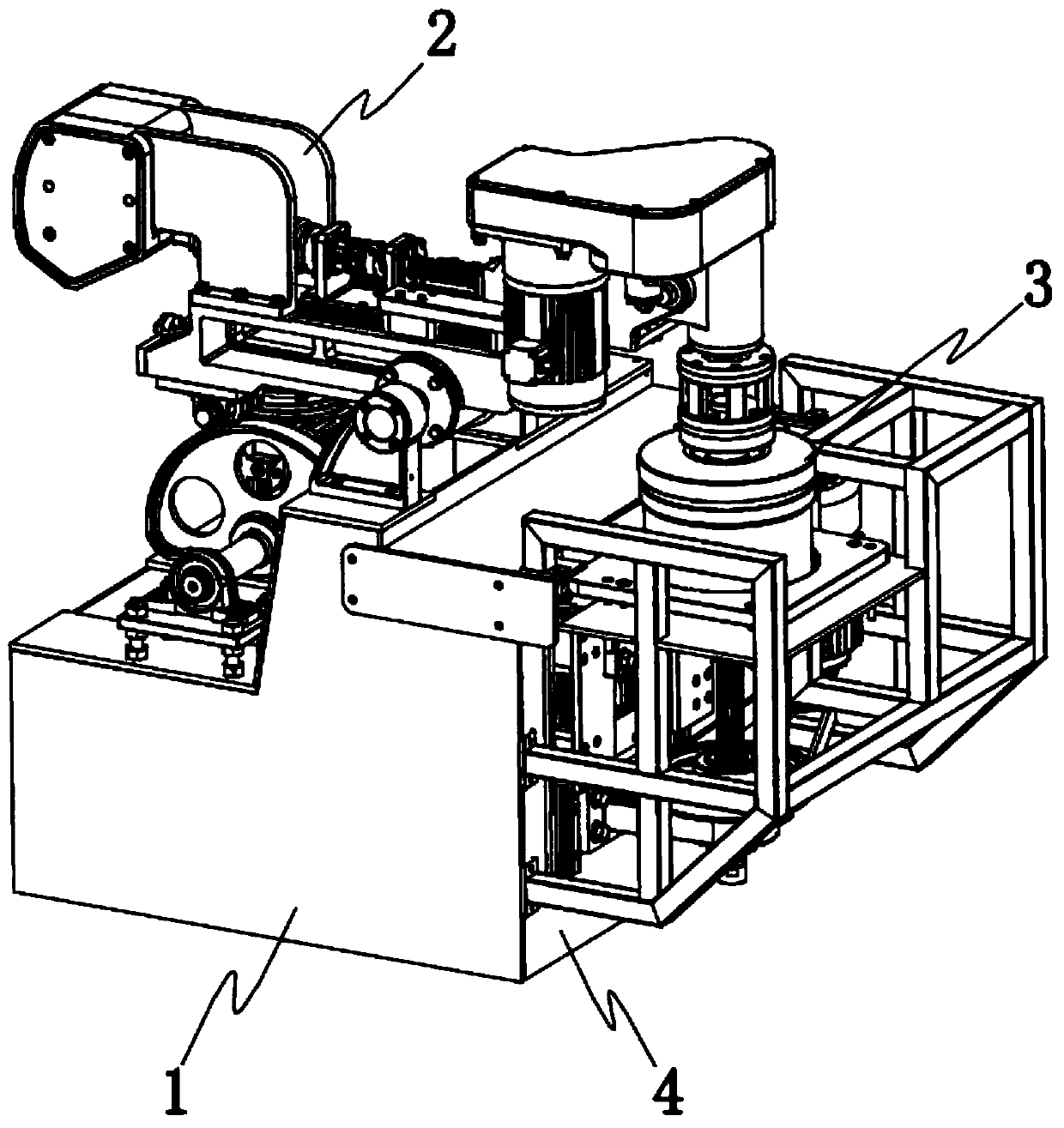 A large-scale crushing and grinding machine for Chinese herbal medicines