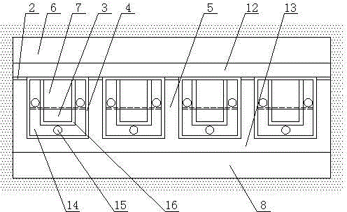 Waste storage apparatus of livestock and poultry farm