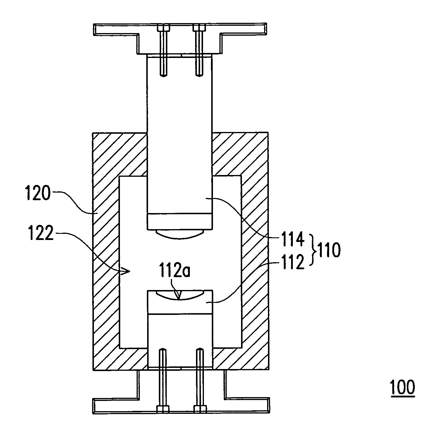 Head component of golf club head punching machine and method for fabricating the same