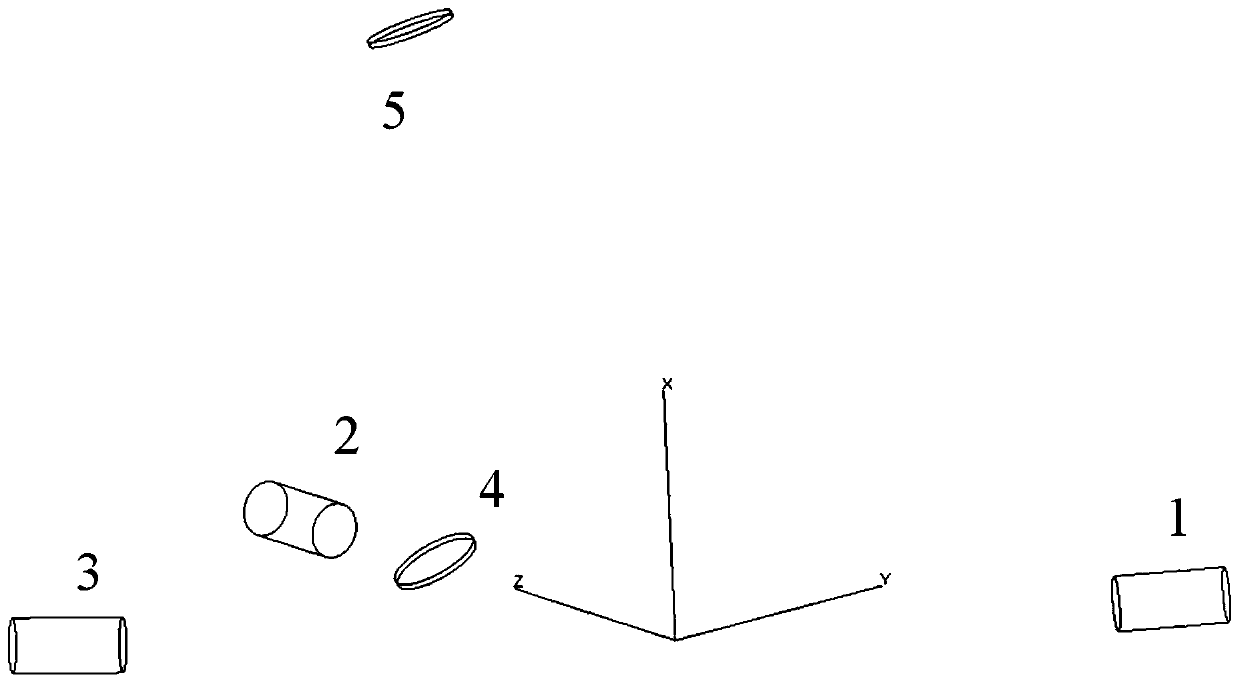 Measuring device and method for angle measurement accuracy of large-diameter photoelectric theodolite