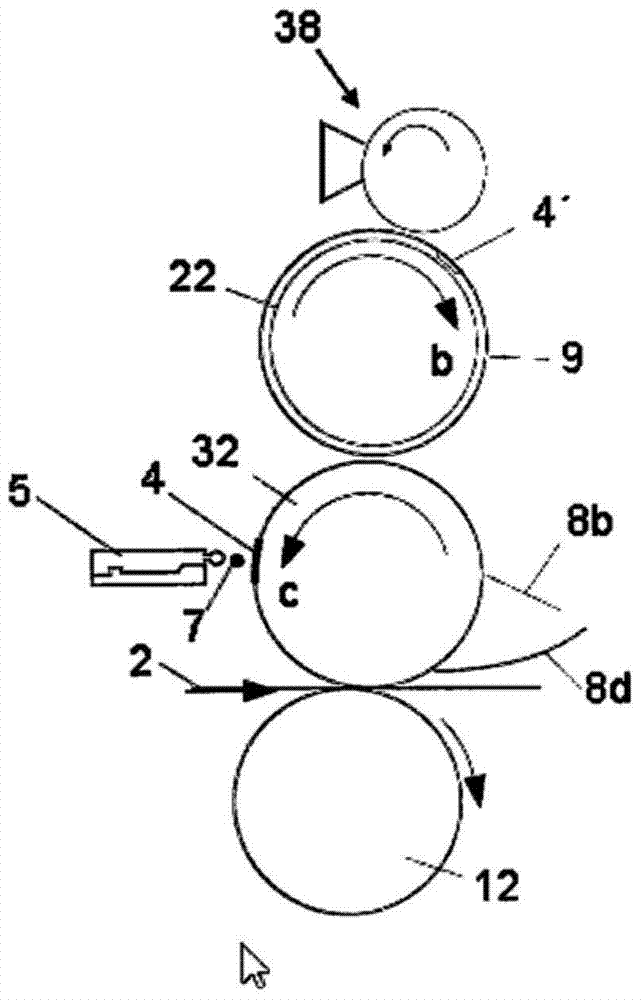 Method and device for printing substrates