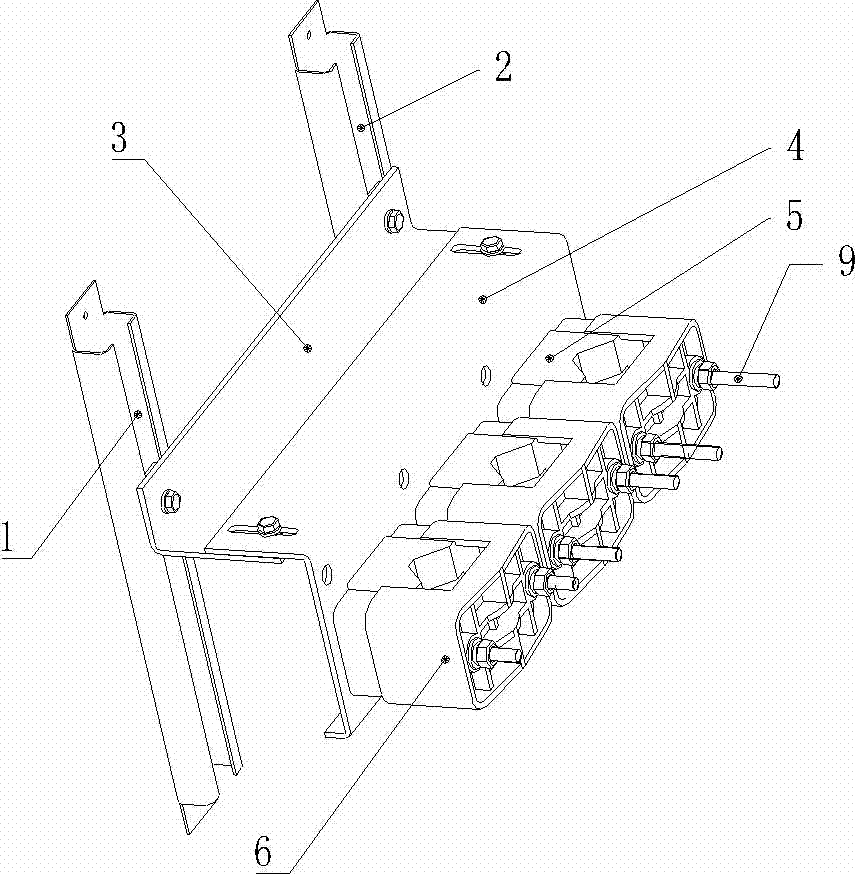 Cable fixing clamp and cable fixing device employing cable fixing clamp