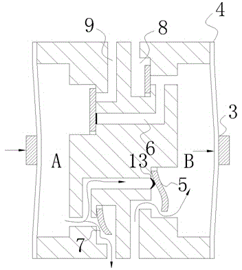 Piezoelectric pump with novel semi-active valve