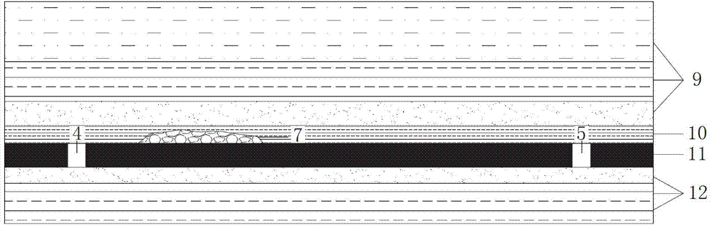 Reinforcing method for crushed top plate of coal face