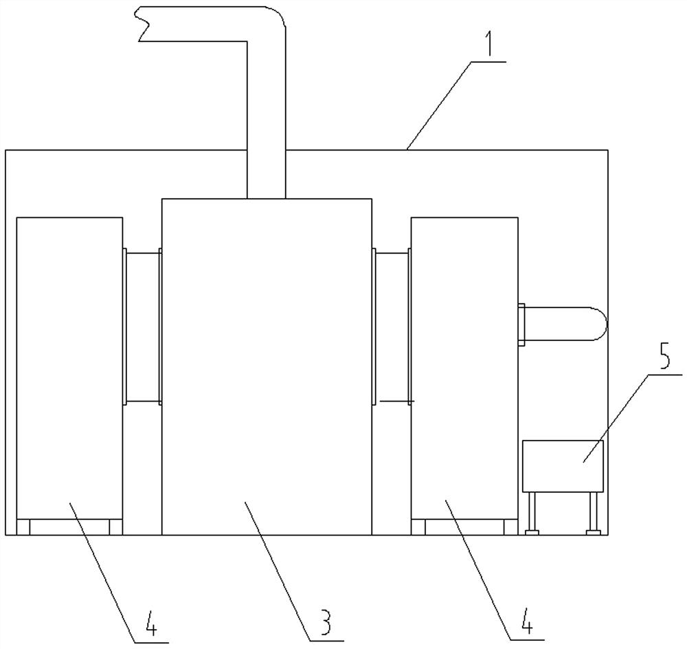 Three-stage rose drying system and drying device thereof