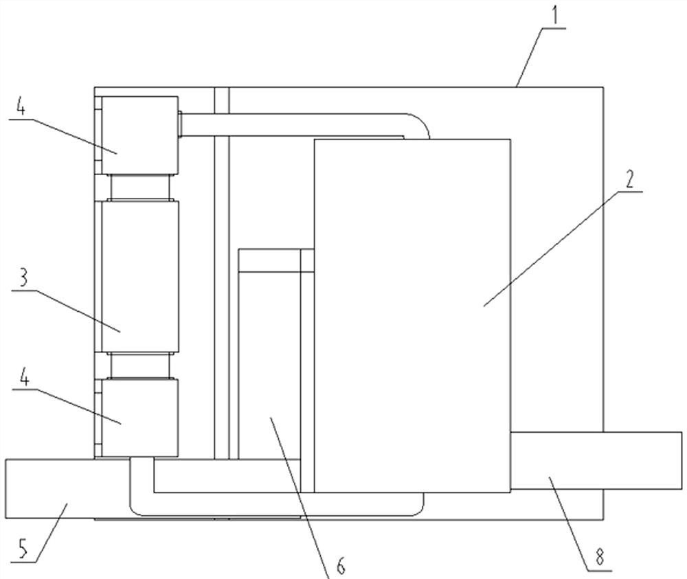 Three-stage rose drying system and drying device thereof