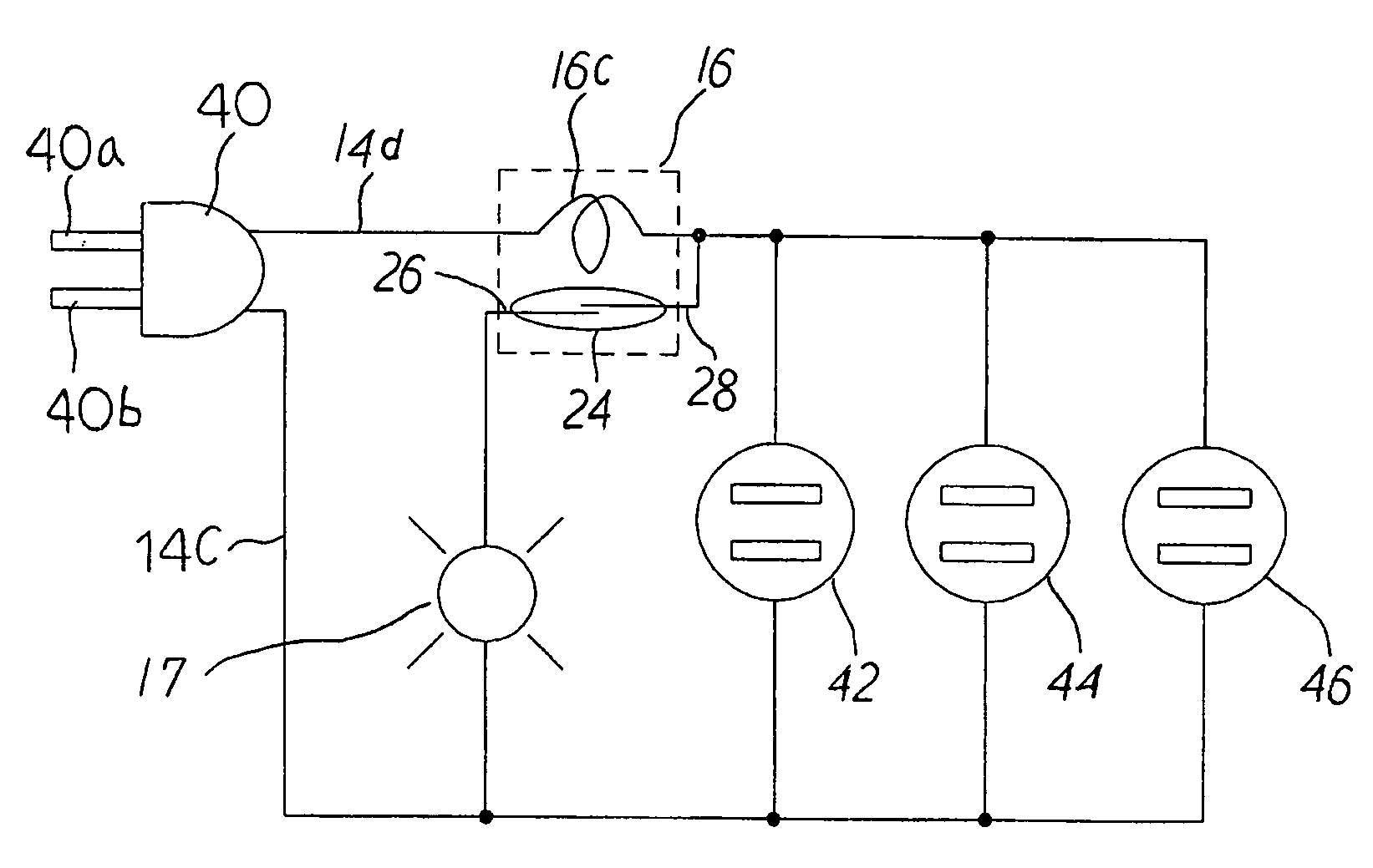 Over-current actuated reed relay and electrical outlet incorporating the same for providing over-current alarm