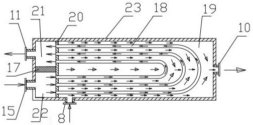 Power transformer cooling device and cooling method