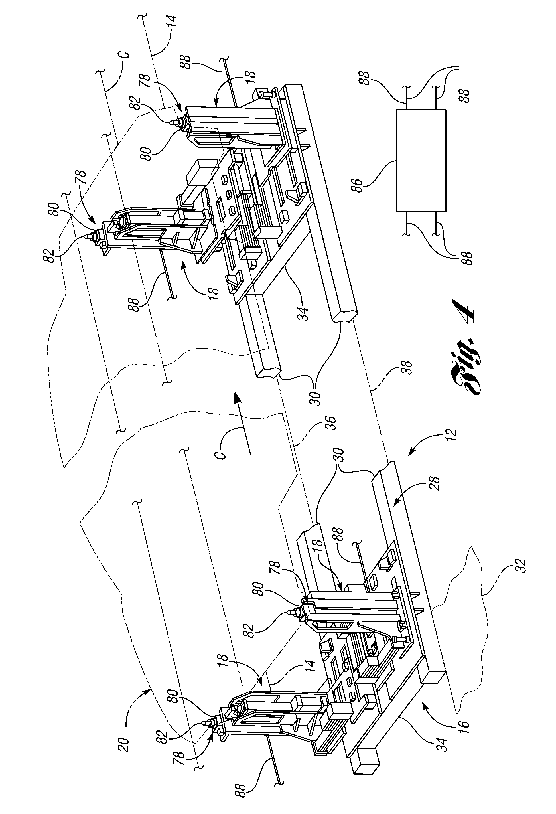 Assembly line vehicle body positioning