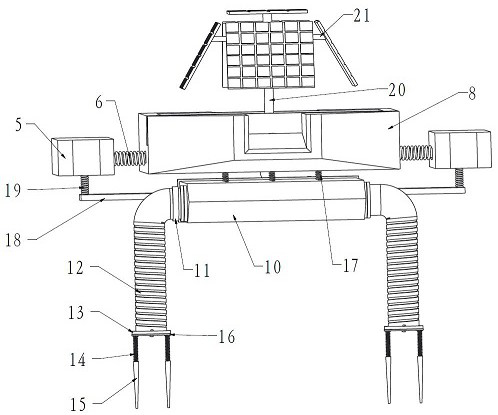 A self-navigating solar nano-aeration unmanned boat