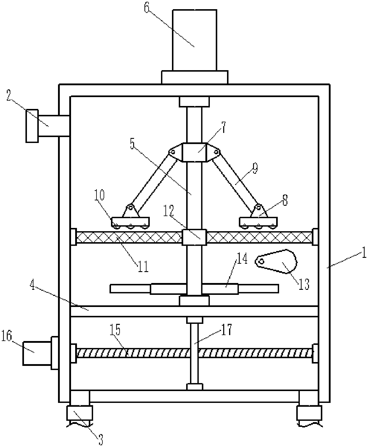 Powder stirring device for grinding disc repair