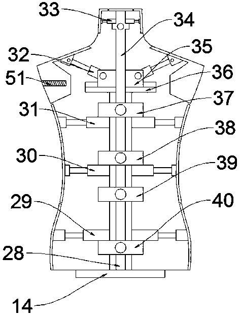 Cloth support mannequin for clothing design