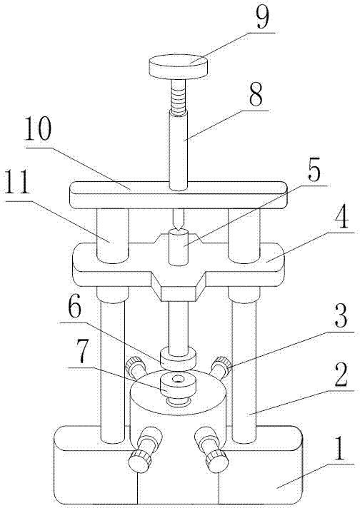 Tool used for welding optical elements