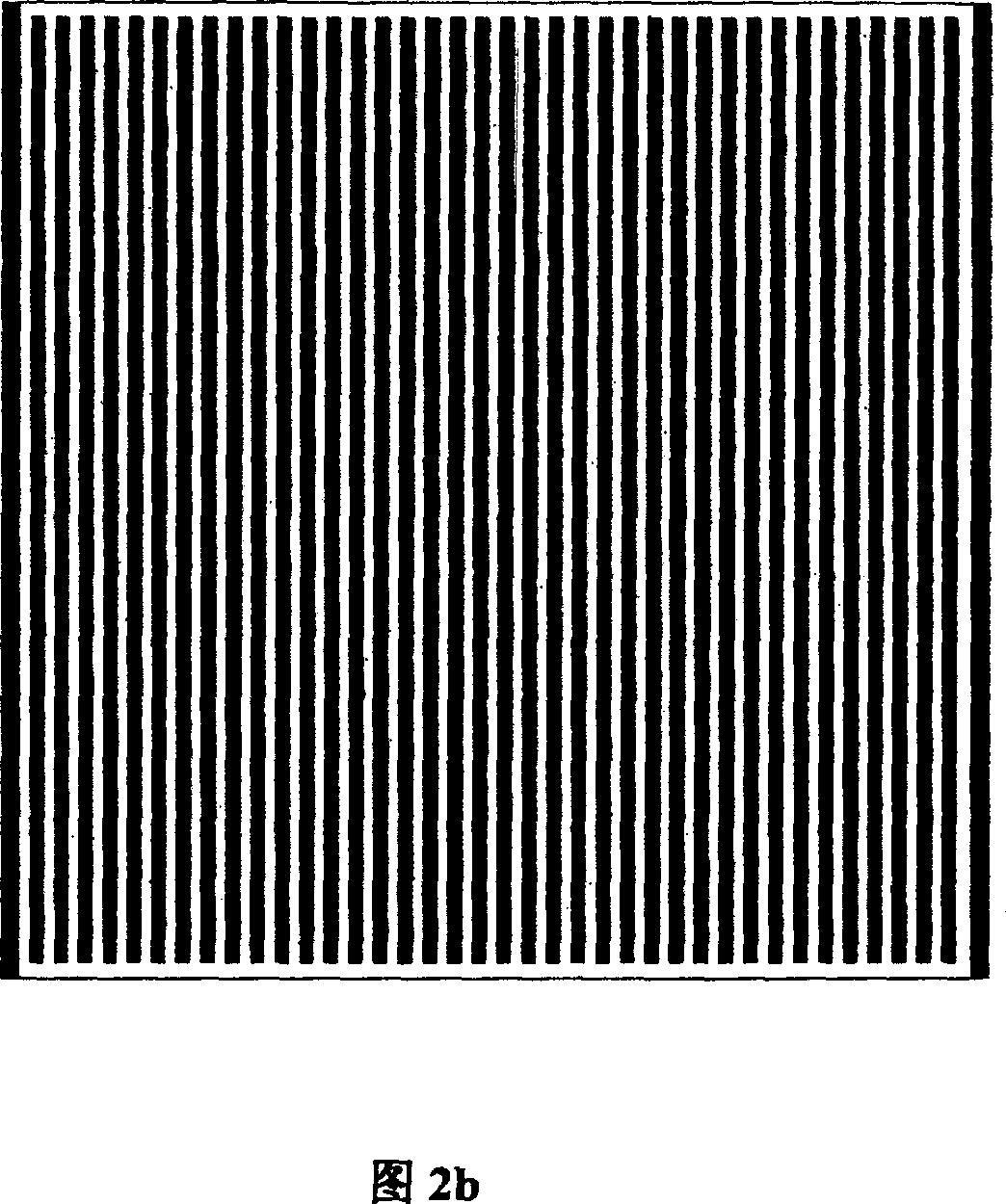 Proton exchange film fuel cell flow field structure