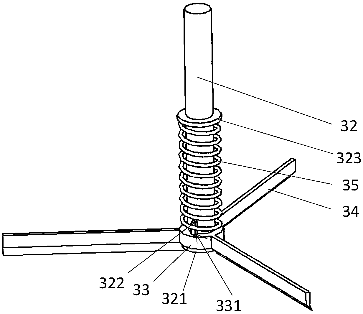 A tea oil filtration tank