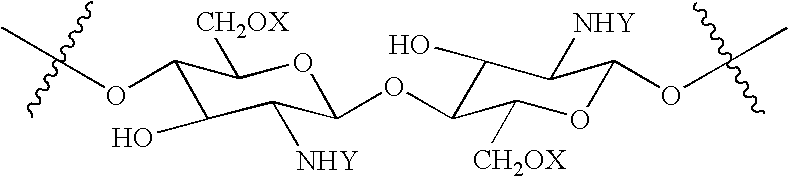 N-acylated chitinous polymers and methods of use thereof