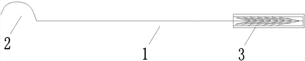 Vascular suture for laparoscope