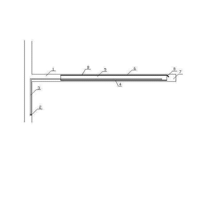 Excavation tunnel heat-insulation flow-dividing heat discharge cooling method