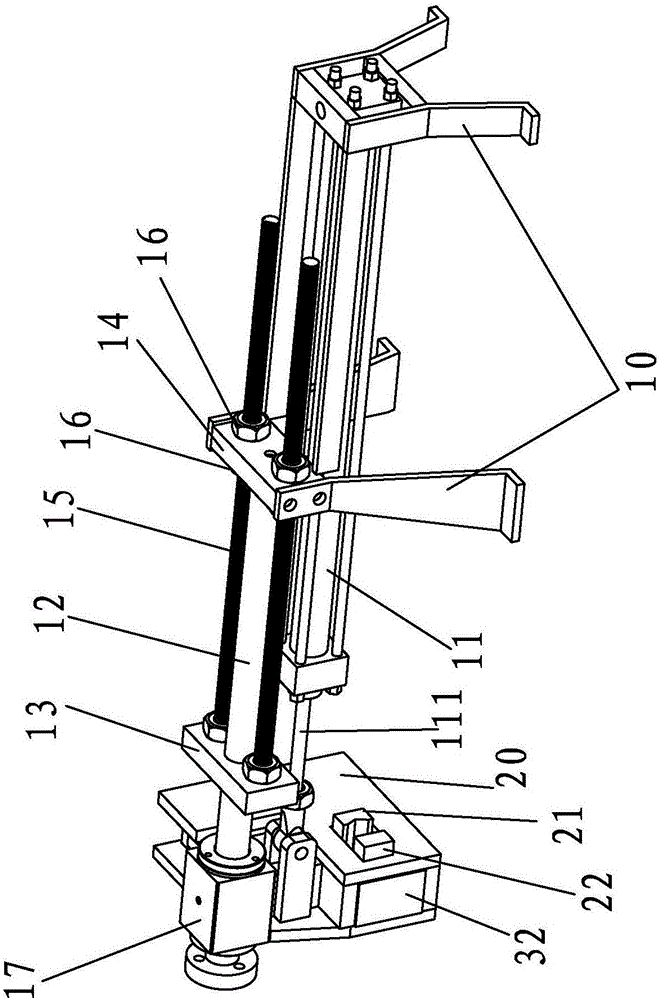 Feeding device of shearing machine