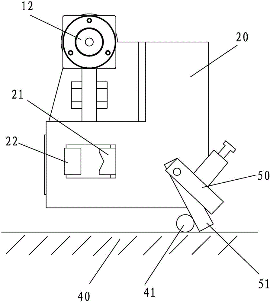 Feeding device of shearing machine