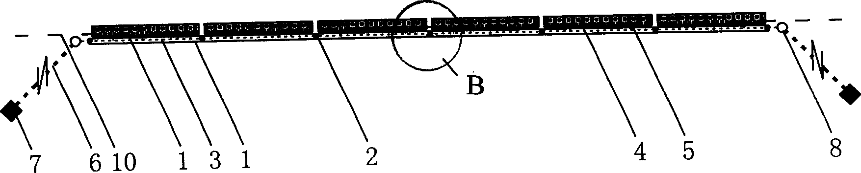 Method and system for floating composite botanical zone in situ biologically rehabilitating water body