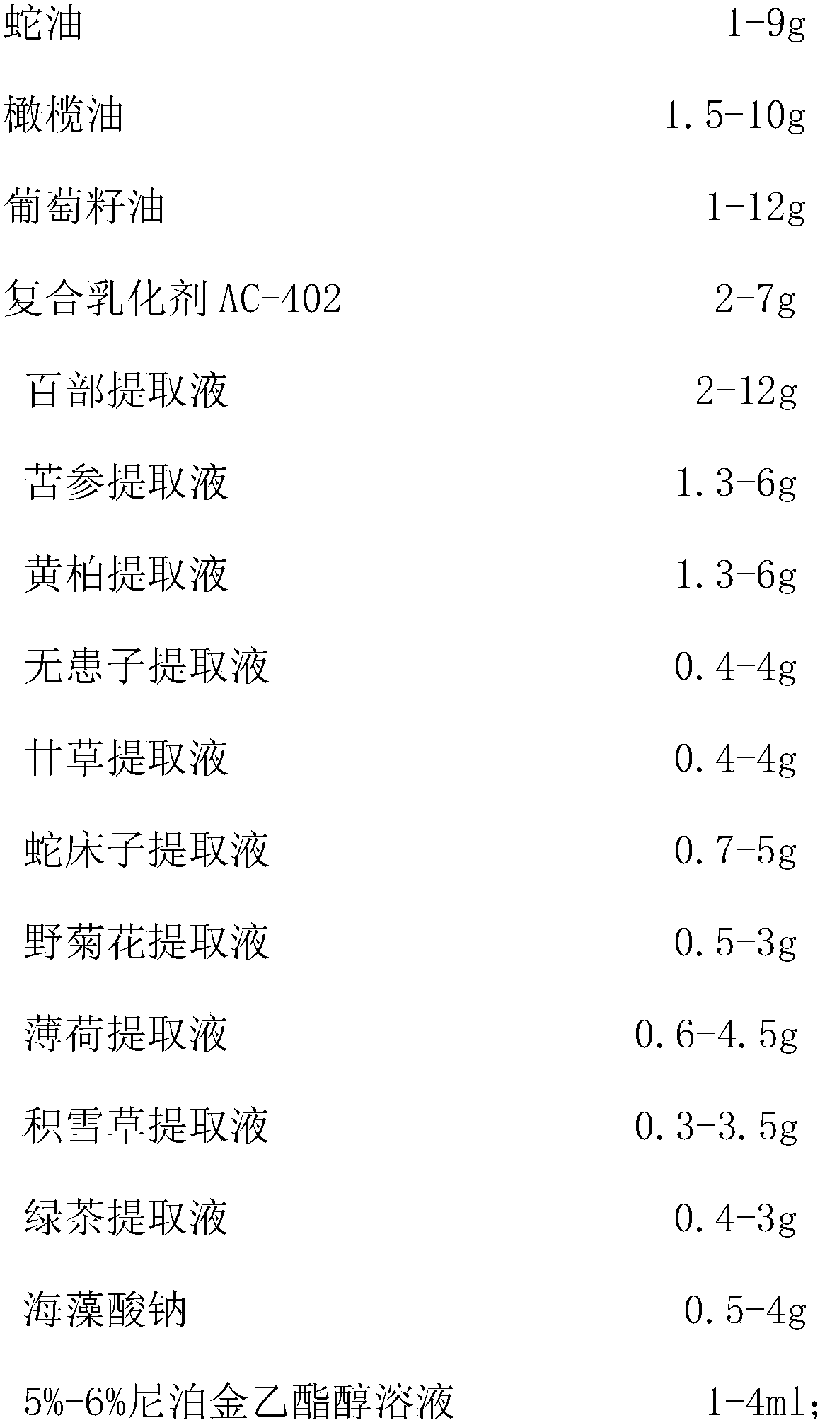 A kind of multifunctional mite removal emulsion and preparation method thereof