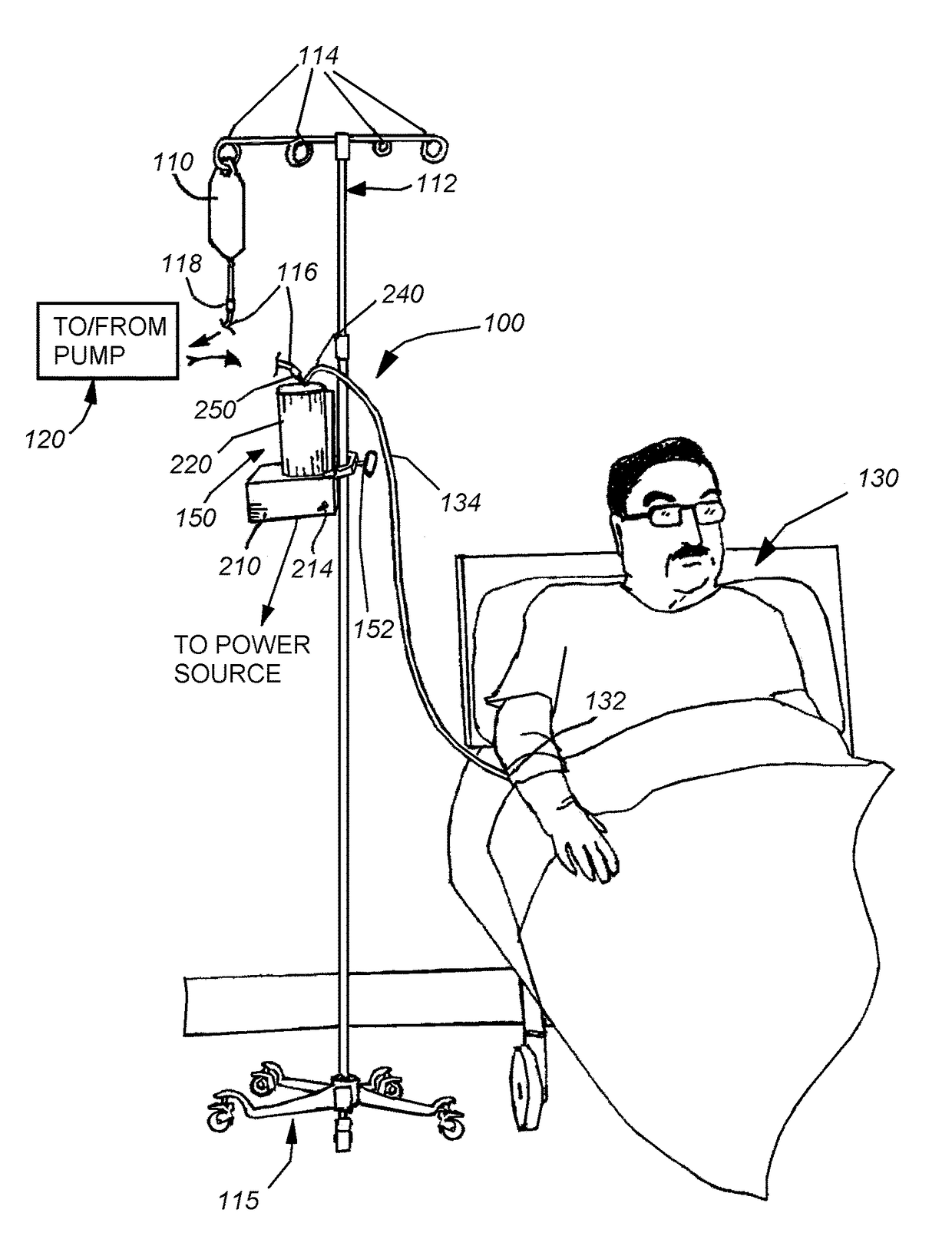 Inline intravenous fluid sterilizer