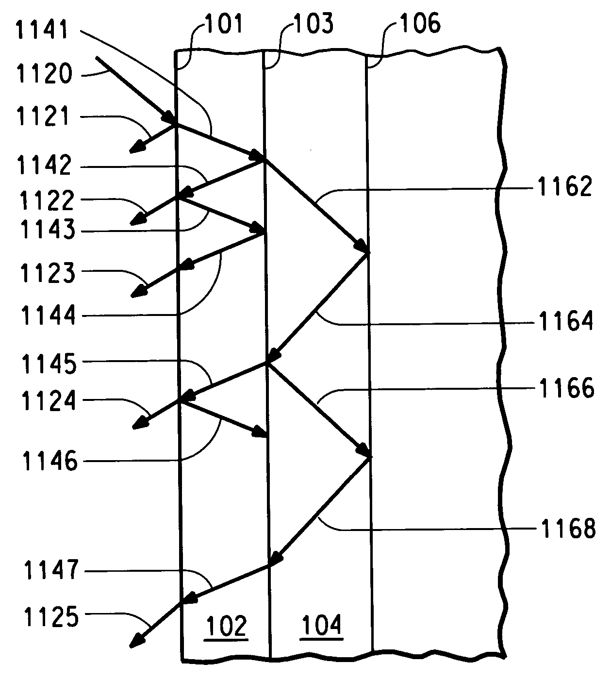 Organic electronic device having low background luminescence