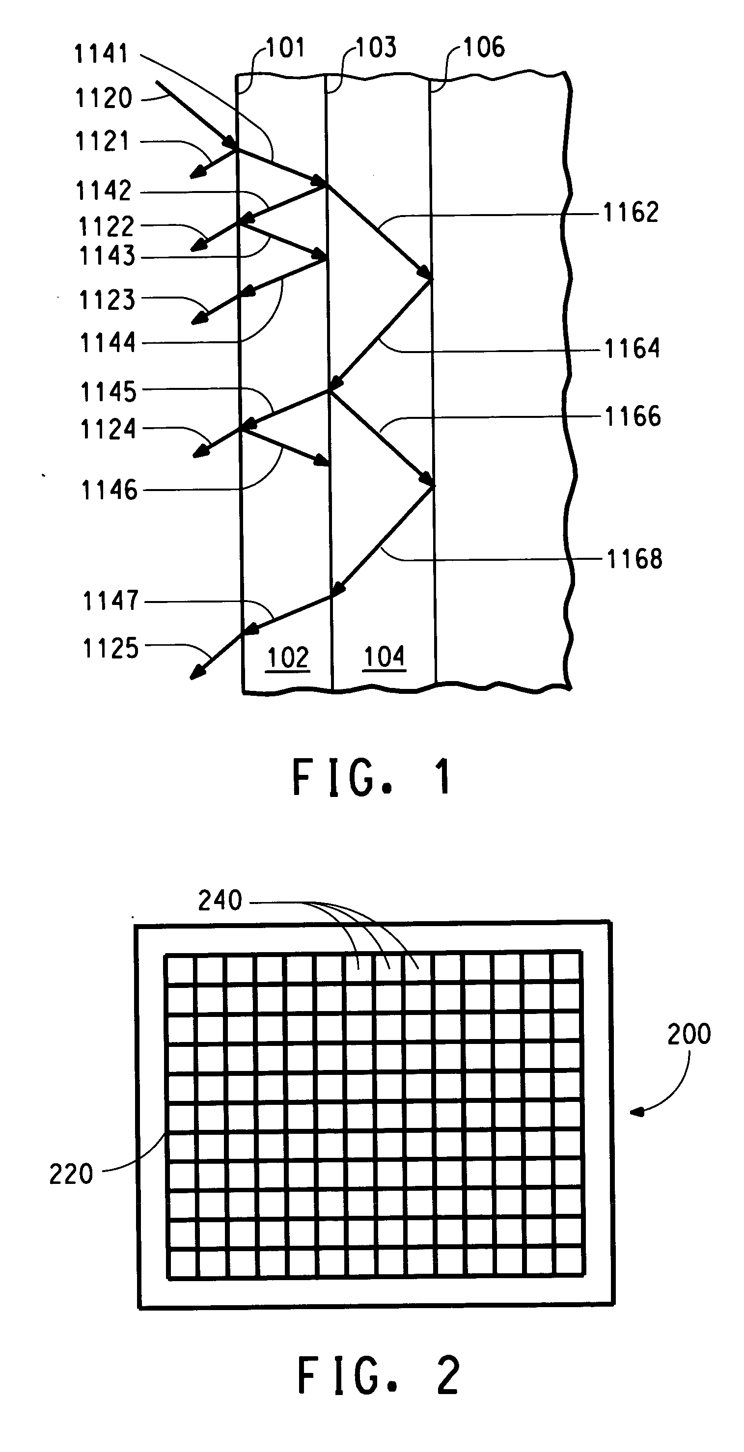 Organic electronic device having low background luminescence