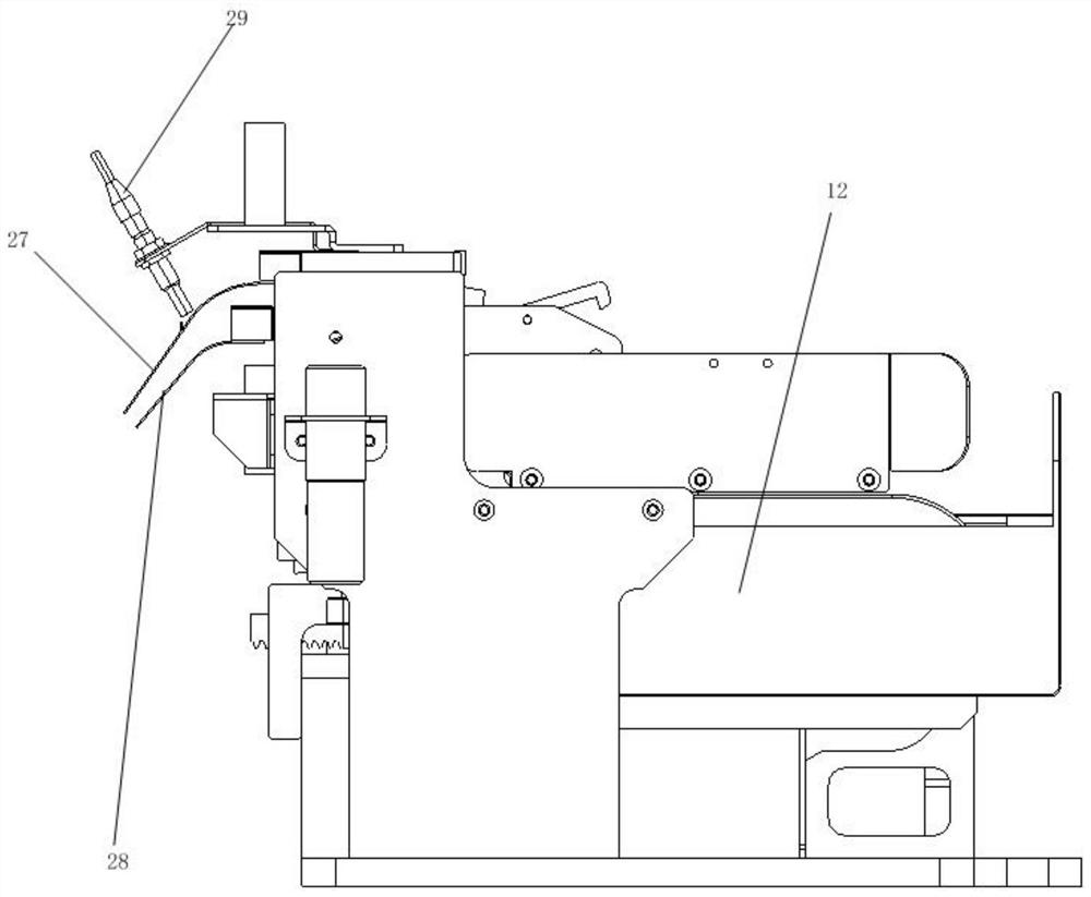 Paper feeding device based on composite paper