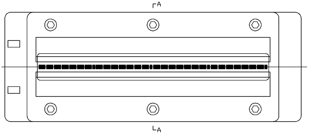 An inorganic packaged self-concentrating integrated uvled module