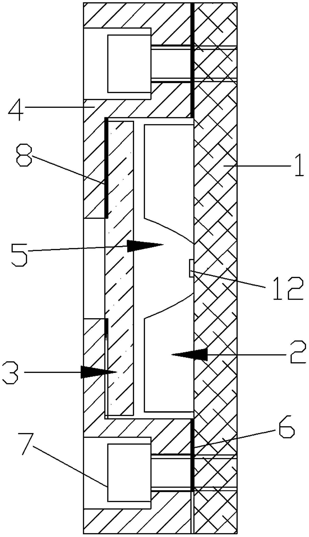 An inorganic packaged self-concentrating integrated uvled module