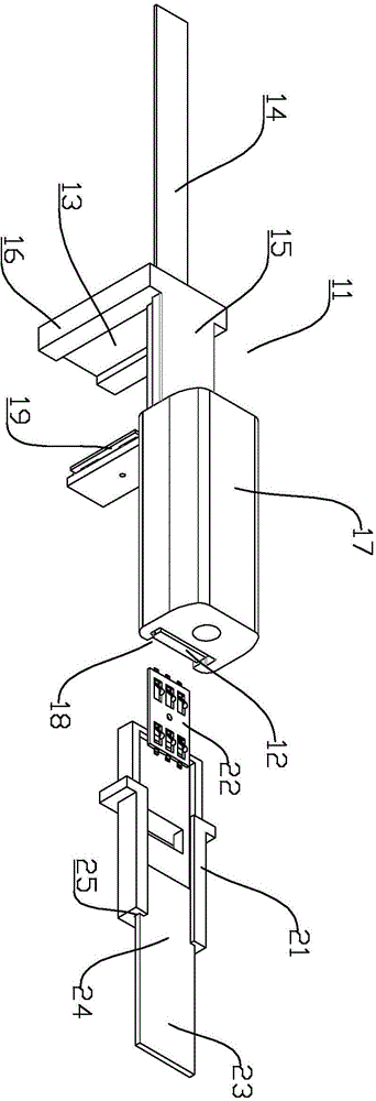 Novel wiring structure of electronic lock