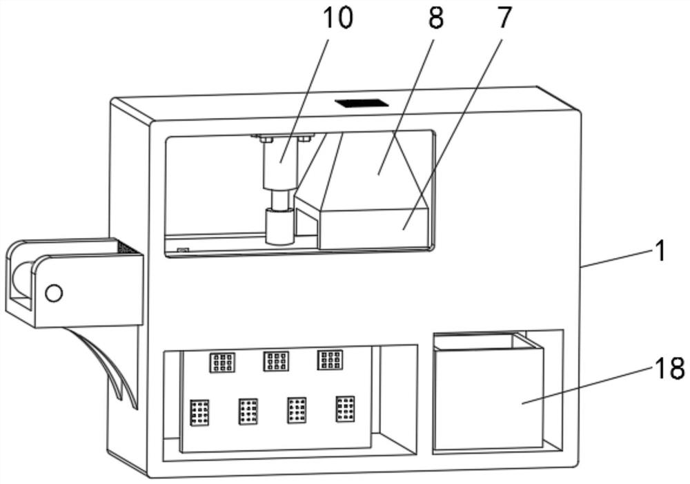 A pretreatment device for recycling waste lithium batteries