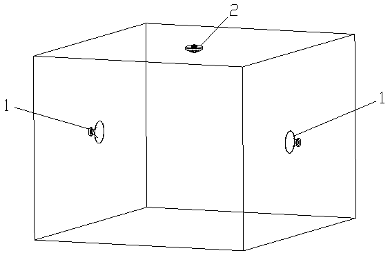 Fire smoke removing system with coupling effect of sound waves and spray and smoke removing method