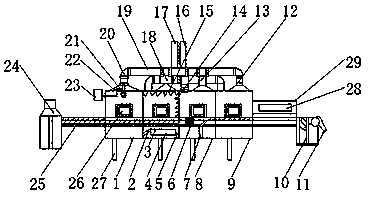 Raw material washing and sterilizing integrated equipment for processing of freeze-dried foods, and application method