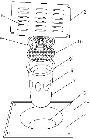 Floor drain capable of effectively preventing sewer from being blocked