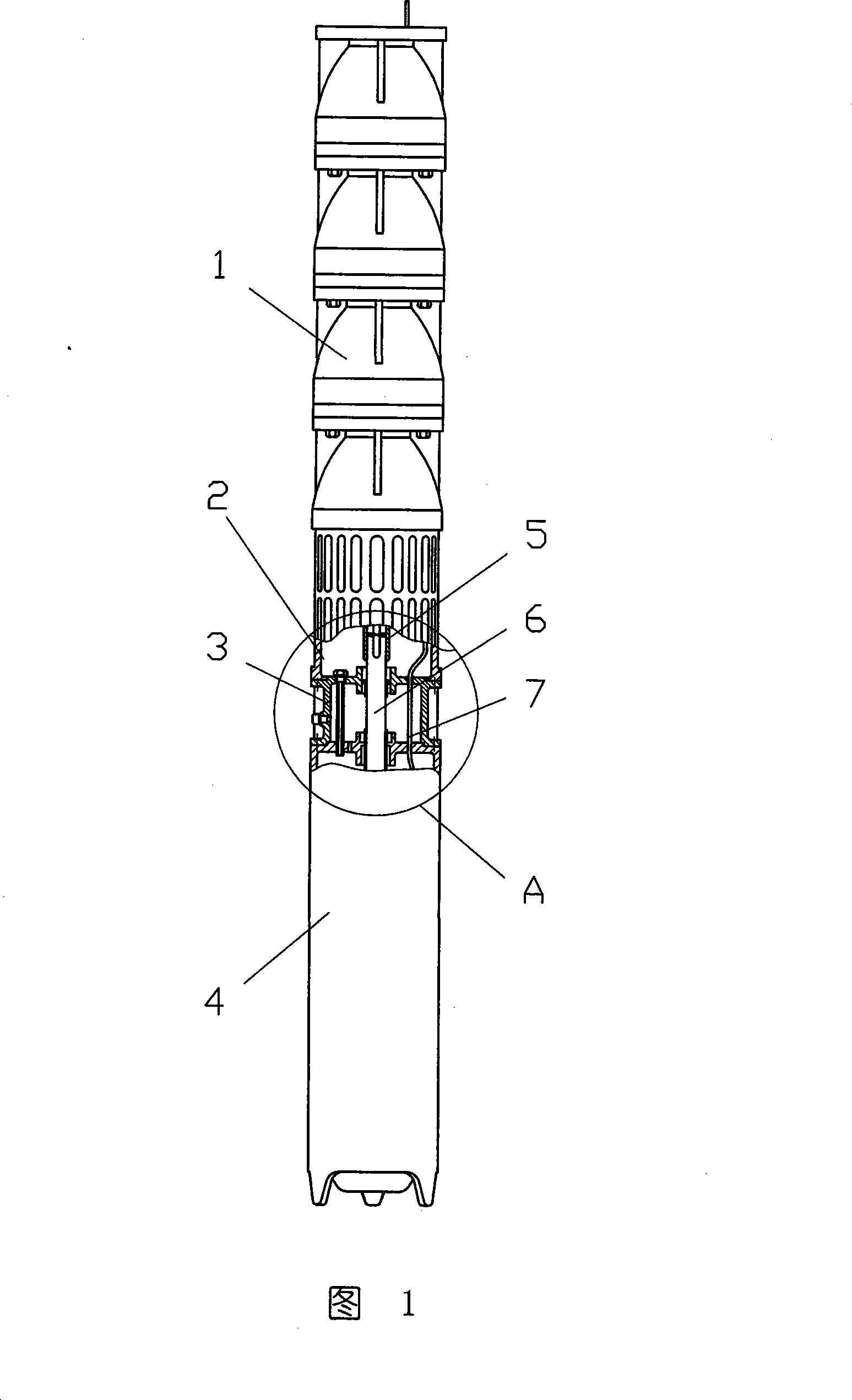 Pressure automatic adjusting device for dive motor