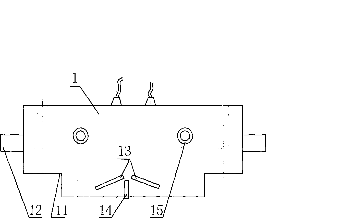 Steel rail on-line ultrasonic flaw detecting method and apparatus thereof