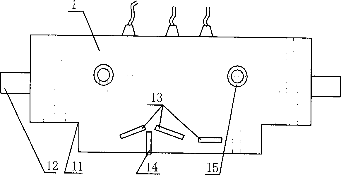 Steel rail on-line ultrasonic flaw detecting method and apparatus thereof