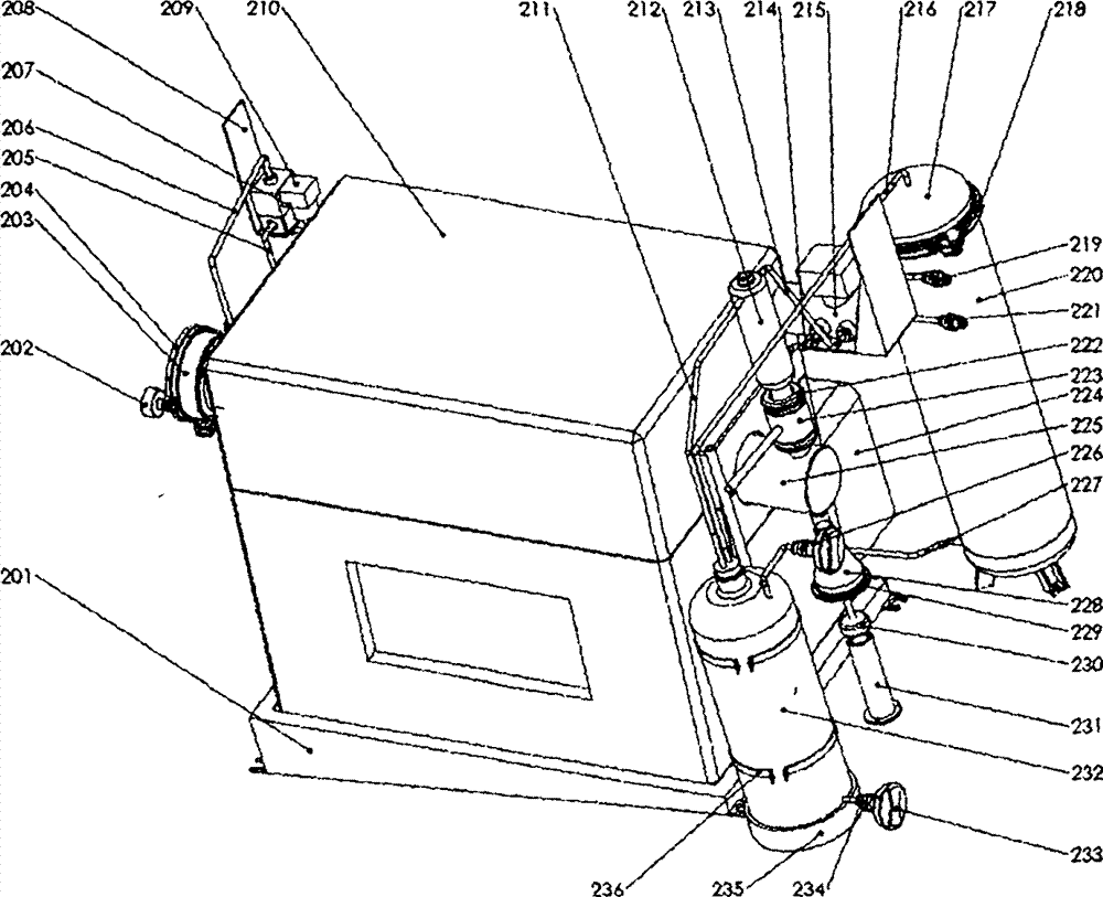 A system for processing mercury-containing rock core