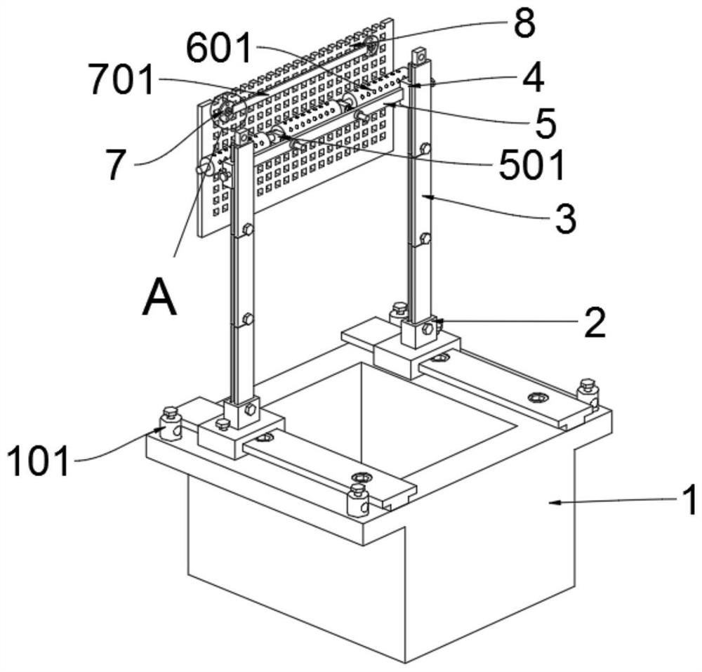 External wall thermal insulation mortar enclosure device