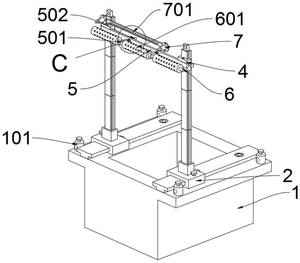 External wall thermal insulation mortar enclosure device