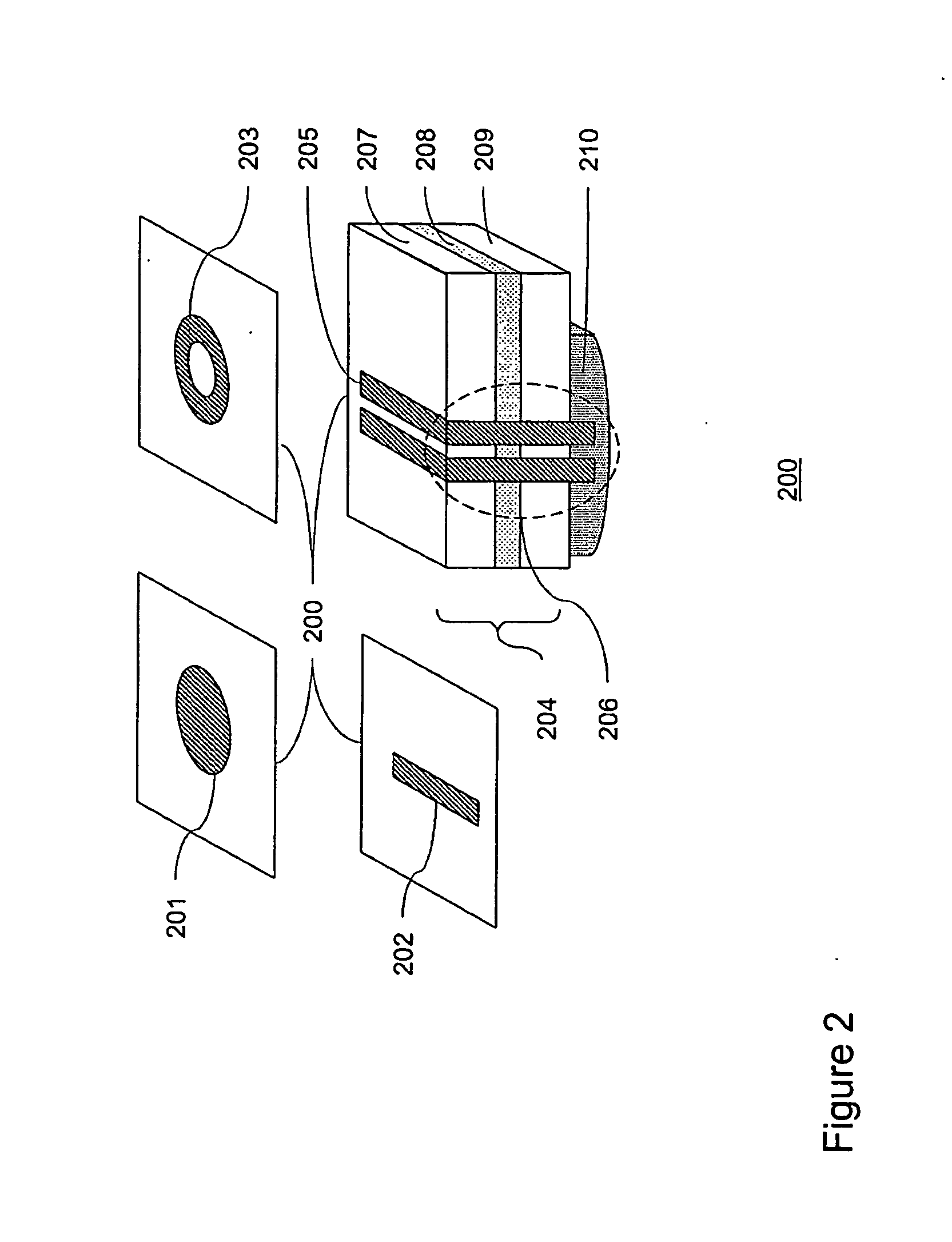 Integrated plasmonic nanocavity sensing device